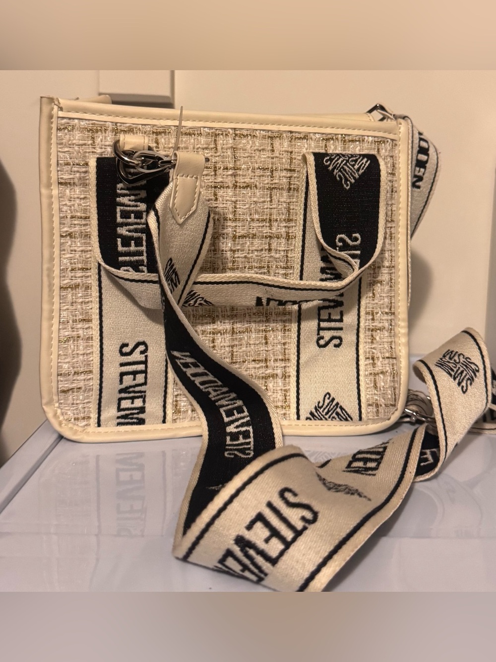 Steve Madden Crossbody Bag with Branded Strap